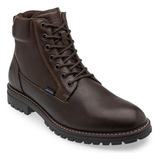 Bota Botín Dockers Piel Caballero Café Cómoda Casual 2124581