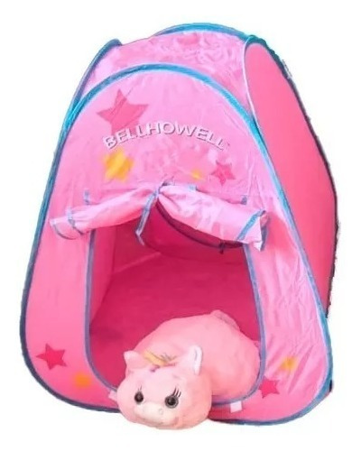 Carpa Para Niños Infantil Con Diseños Camping + Peluche 