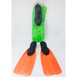 Set Patas De Rana Semi Profesional Snorkel Buceo Faydi 5957m