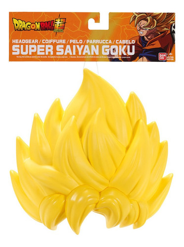 Peluca Bandai Roleplay Super Saiyan Goku Amarilla +4