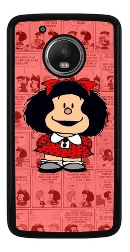 Funda Case Para Motorola Moto Mafalda Moda Rojo 