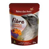 Kit 03 Unid. Ração Trinca Ferro - Fibra Laranja Mamão - 500g