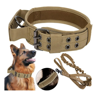 Collar táctico reforzado para perros grandes y extra grandes GOOPEET con asa de control resistente, acolchado suave de neopreno para mayor comodidad, ideal para entrenamiento, paseo diario y seguridad | MercadoLibre