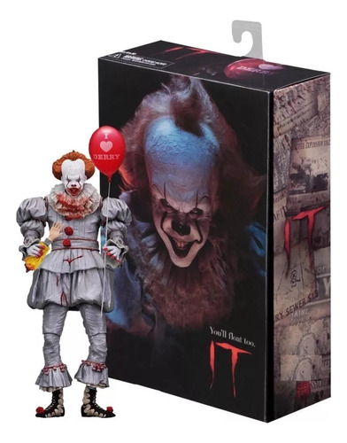 Pennywise Neca Action It A Coisa Stephen King - Nova Versão