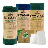 Kit Ecomais Limpa Pisos Áreas Interna E Externa Pano De Chão