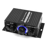 Mini Amplificador De Potência De Áudio Ak170 12v Receptor De