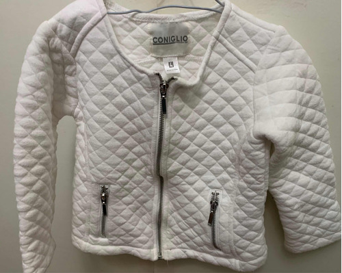 Campera Coniglio Nena Matelasé Blanca