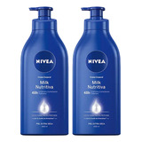 Nivea Crema Corporal Body Milk 1000ml X 2