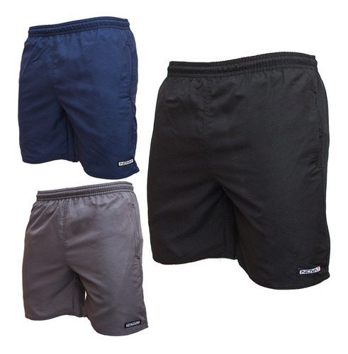 Kit 3 Short Tactel Elástico Extra Plus Size Masculino Barato