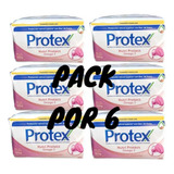 Pack X 6 Jabón Protex Barra Antibacterial Omega 3 / 125gr