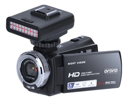 Ordro Hdv-v12 Video Camera Camcorder Digital Youtube Vlogg