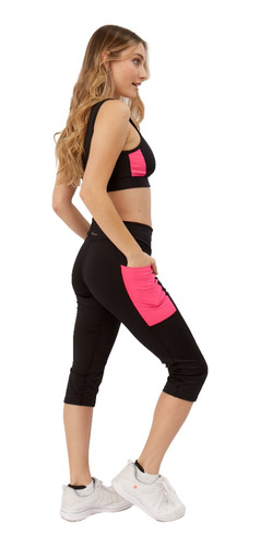 Calza Capri Deportiva Con Bolsillos Sweet Lady Running Time