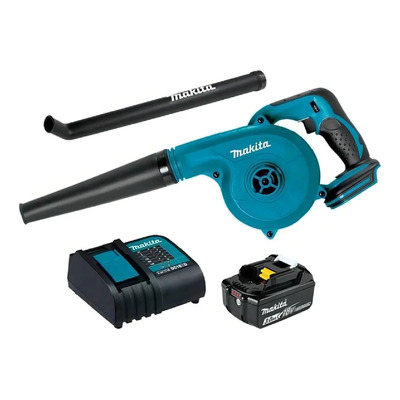 Sopladora Makita Inalámbrica 18v Soplador P\u002F Hojas Aspiradora Dub185sfx1 + 1 Batería 3.0 Ah + Accesorios | Envío gratis