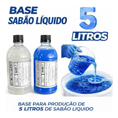 Base Para Sabão Liquido Lava-roupas Rende 5 Litros | Frete grátis