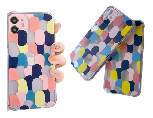 Funda Protector Para iPhone Diseños Graffiti Tpu Suave Moda