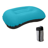 Almohada Inflable Ligera Para Acampar Y Viajar Cómodamente