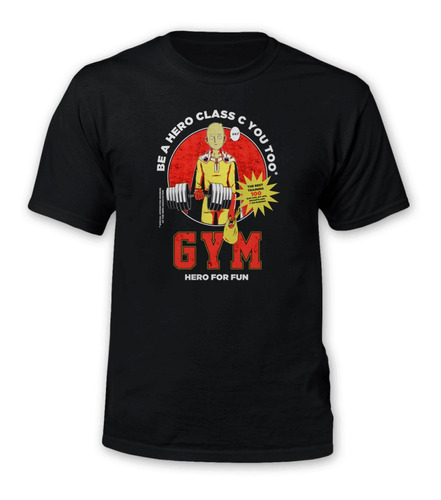 Polera Gustore De Saitama Hero Gym