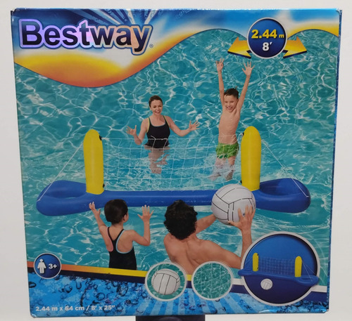 Set De Voley Inflable Para Pileta