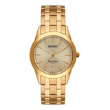 Relógio Orient Masculino Ref: Mgss1179 C1kx Clássico Dourado