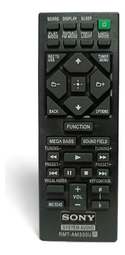 Control Para Bocina Sony Bluetooth Mhc-v21/mhc-v50/mhc-m20
