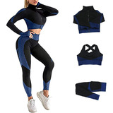 3pcs Ropa De Gimnasia Para Mujer Ropa Deportiva Ropa De Yoga