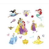 Adhesivo Sticker Decorativo Diseño Princesas Disney 