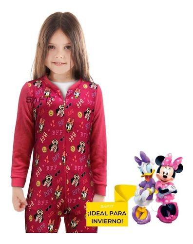 Pijama Monito Enterito Micro Polar Niño Infantil Safit