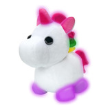 Soft Toy ¡adoptame! Luminoso Unicornio De Neón Con 3 Modos D