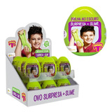 Slime + Surpresa Gelelé Brilha Escuro Dp 18un Doce Brinquedo