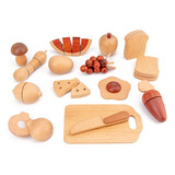 Juguete De Madera - Utensilios Cocina  30 Piezas Montessori