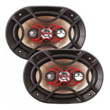 Bravox 220rms Par Carro Auto Kit Falante B4x 69 Bk 6x9