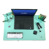 Mousepad Extra Grande Deskpad Dello 80x50 Wf Hard Mat Rosa Cor Verde Pastel