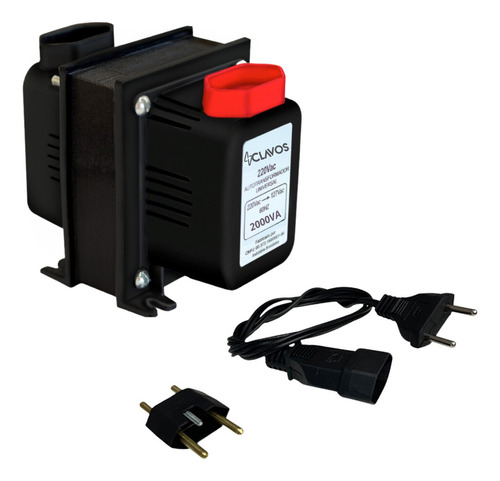 Auto Transformador 2000va 110v P/ 220v 220v P/ 110v Conversor Energia Até 1100 Watts Clavos