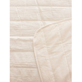 Cubrecamas Cover Blanco Tusor Verano Queen Textil Morph