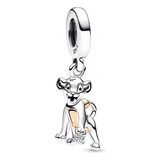 Charm Compatible Con Pulsera Simba 100 Aniversario Disney