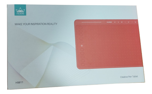 Tableta Digitalizadora Huion Hs611 Coral Red Usado