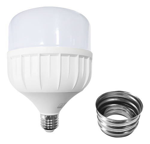 Lámpara Foco Led 40w Alta Potencia Galponera Rosca E27 + E40