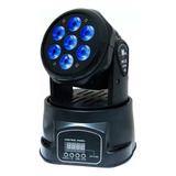 Cabezal Movil 7 Led X 12w Rgbw Robotico Dmx 13 Canales Dj