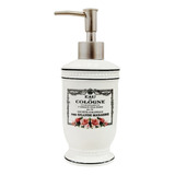 Dispenser Jabon Liquido Ceramica Vintage Eau Cologne 300 Ml