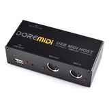 Interfaz Midi Host Box, Convertidor Usb De Alto Doremidi A M