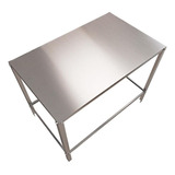 Bancada Mesa Central Tampo Inox 93 Industrial