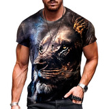 Playera Para Hombre King B Sublimada De Manga corta