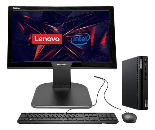 Desk Lenovo  M720q I3 8ª 8gb M2 512gb Monitor Mouse Teclado
