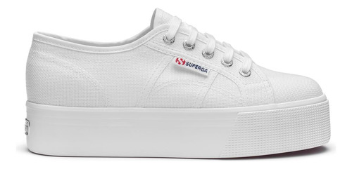 Tenis Plataforma Blancos 2790 Acotw Linea Up Mujer Superga S