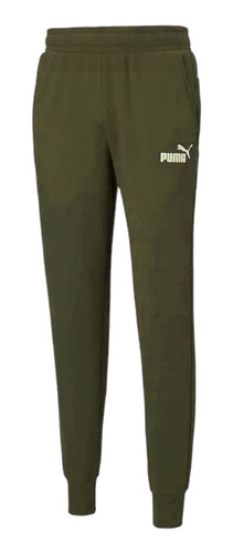 Pants Puma Ess Logo Tr Verde Para Hombre 586392