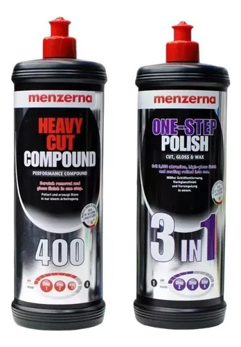 Kit Pulido Menzerna 400 + 3 En 1 1l Rmr Car