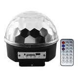 Media Esfera Bola Luces Audioritmicas Led Rgb Usb Boliche Dj