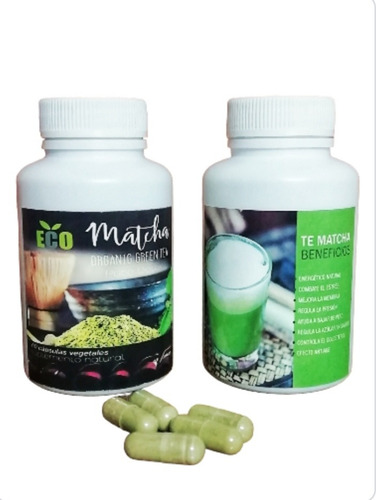 Té Matcha Cápsulas Antioxidante Natural/nutrición 60 Caps.