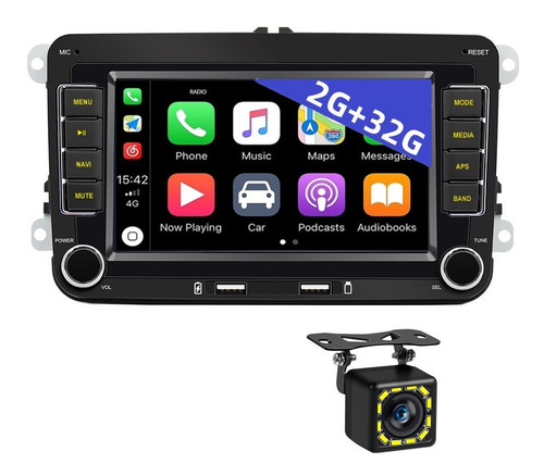 Car Stereo Carplay & Android Auto Car Vw 2g32gb