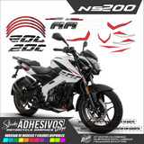 Calcomanias Pulsar Ns 200 Fi  Personalizadas Kit De Sticker